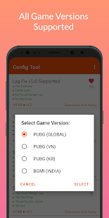 Config Tool for PUBG - Lag Fix 1.1.6 APK screenshots 2