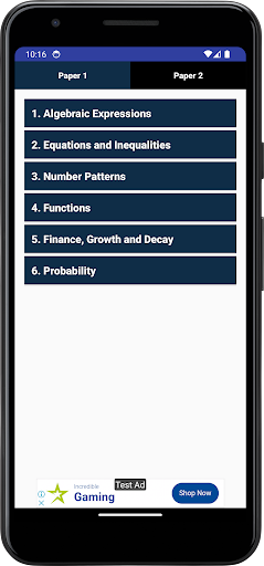 Grade 10 Mathematics Screenshot 2 - AppWisp.com