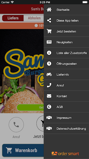 Sams Burger Grill Screen 3