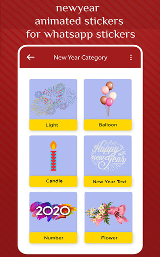 New year Animated Stickers for Whatsapp