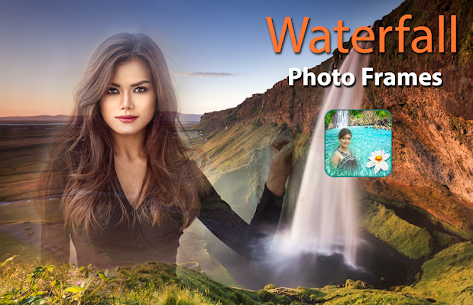 Waterfall Photo Frames – dp pic blur effect editor For PC installation