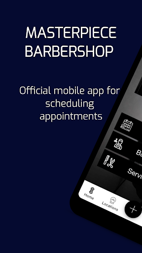 Android application MASTERPIECE BARBERSHOP screenshort