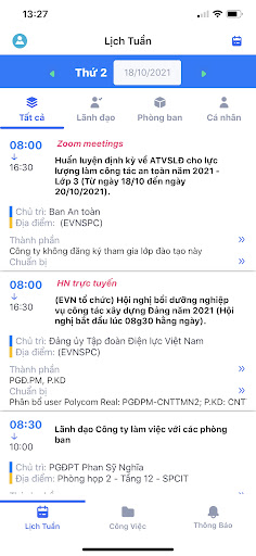 EVNSPC Home Screen 3