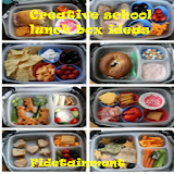 Creative School Lunch box icon