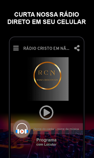 Android application RÁDIO CRISTO EM NÓS screenshort