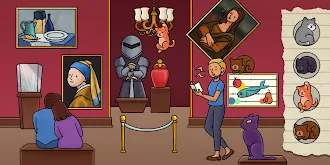 Game screenshot Детектив Мио—Find Hidden Cats apk download