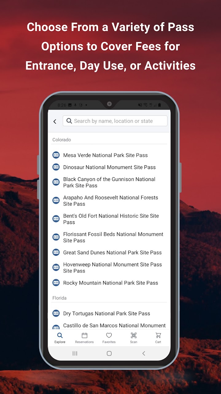 Recreation.gov screenshot 8