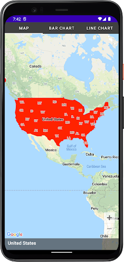 Android application Countries Economies screenshort