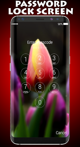 Tulips Lock Screen Screen 2