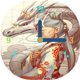 Anime Dragon Clock Widget icon