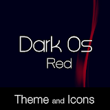 Dark Os Red Theme icon