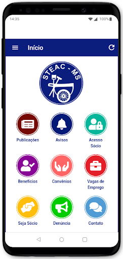 Android application STEAC MS screenshort