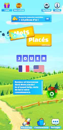 Android application Words Placed - Word search screenshort