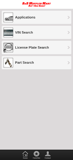 Android application B&B Muffler Mart Exhaust screenshort