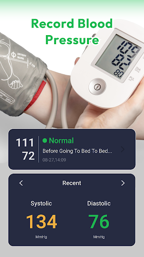 Android application Blood Pressuer App screenshort