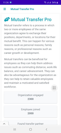 Android application Mutual Transfer Pro screenshort