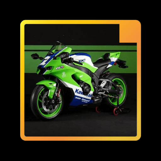 Wallpaper Kawasaki Ninja ZX10R logo