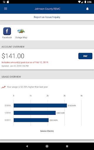 Screenshot of myJCREMC