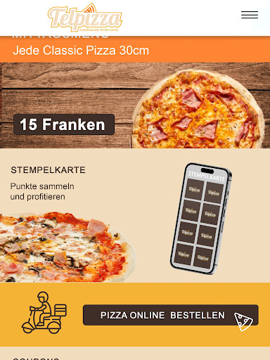 Android application Telpizza screenshort