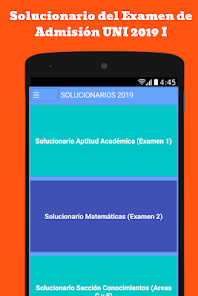 Solucionario Examen Admisión 1.0 APK + Mod (Free purchase) for Android