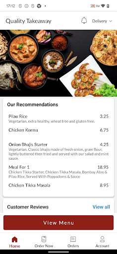 Quality Takeaway Screen 2