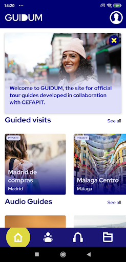 Android application Guidum screenshort