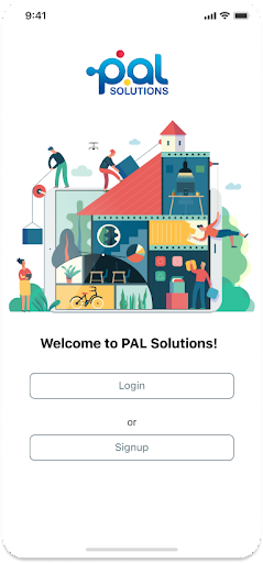 Android application PAL Homework screenshort