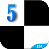 Piano tiles Five icon