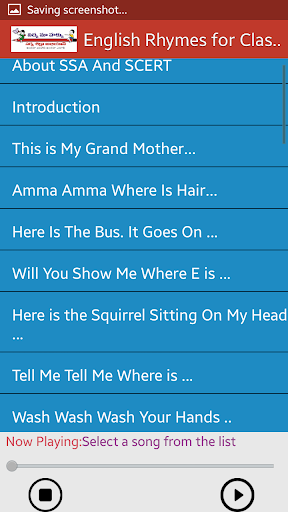 Primary Rhymes Screen 2