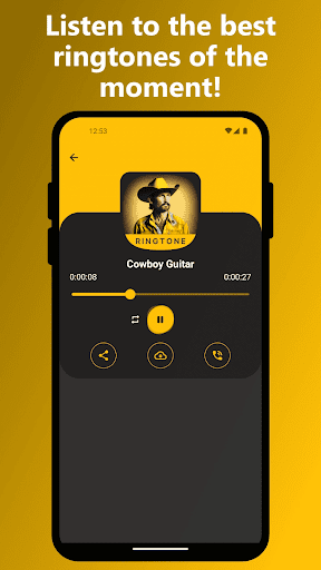 Android application Cowboy Music Ringtones screenshort