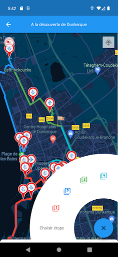 Android application LVDK Circuits Vélos screenshort