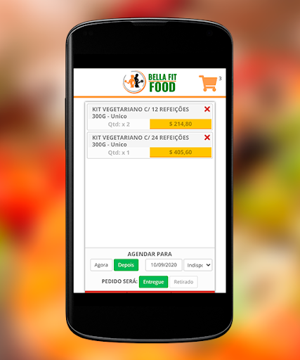 Bella Fit Food Screen 3