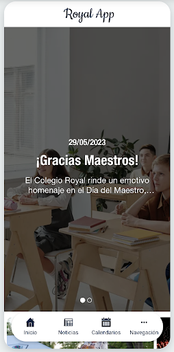 Android application Colegio Royal App screenshort