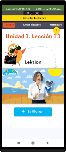 Spanisch für Kinder. Niveau 2 Screen 3