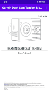 Garmin Dash Cam Tandem Manual