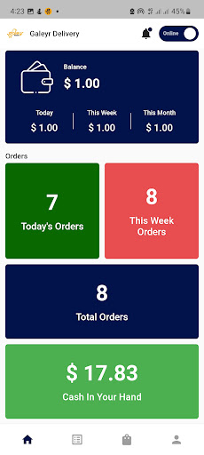 Galeyr Delivery Screen 3