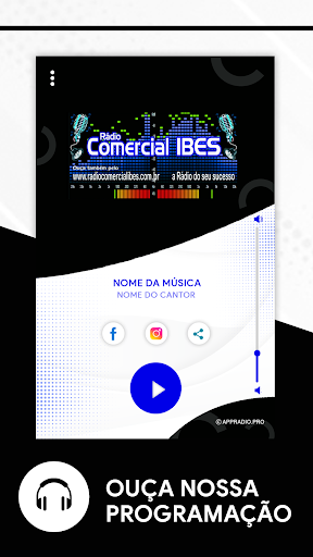 Android application Rádio Comercial IBES screenshort