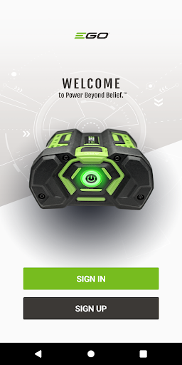 Android application EGO Power+ screenshort