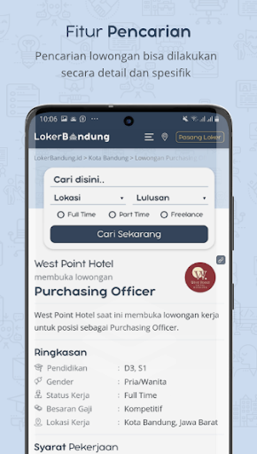 LOKER BANDUNG - Lowongan Kerja Screen 2