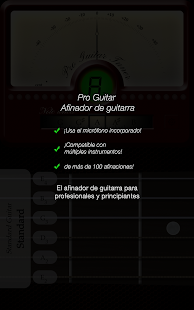Afinador de Guitarra Pro Screenshot