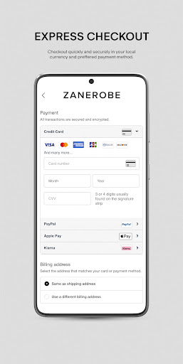 ZANEROBE Screen 3