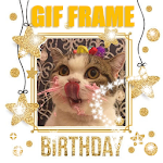 Birthday GIF Photo Frame with Blur Apk