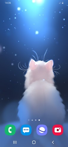 Snow Kitten Live Wallpaperのおすすめ画像2
