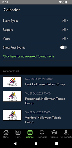 Badminton Ireland Screen 3