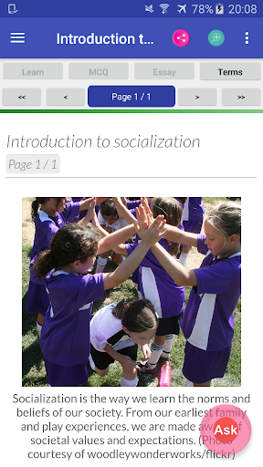 Introduction to Sociology Book Screen 2