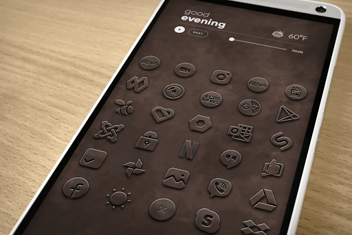 Embossed - Icon Pack screenshot 9