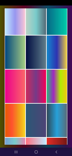 Gradient Color Wallpaper Screen 3