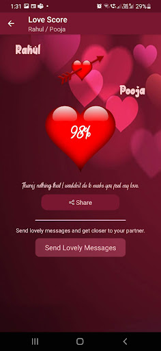 True Love Tester Screen 3