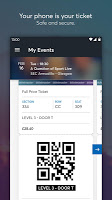 screenshot of Ticketmaster UK Event Tickets