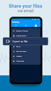 Captura 5 Presión Arterial - BP Monitor android